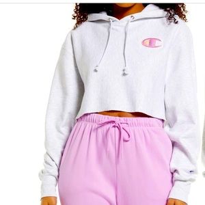NWT - Champion Reverse Weave Crop Hoodie - Sm